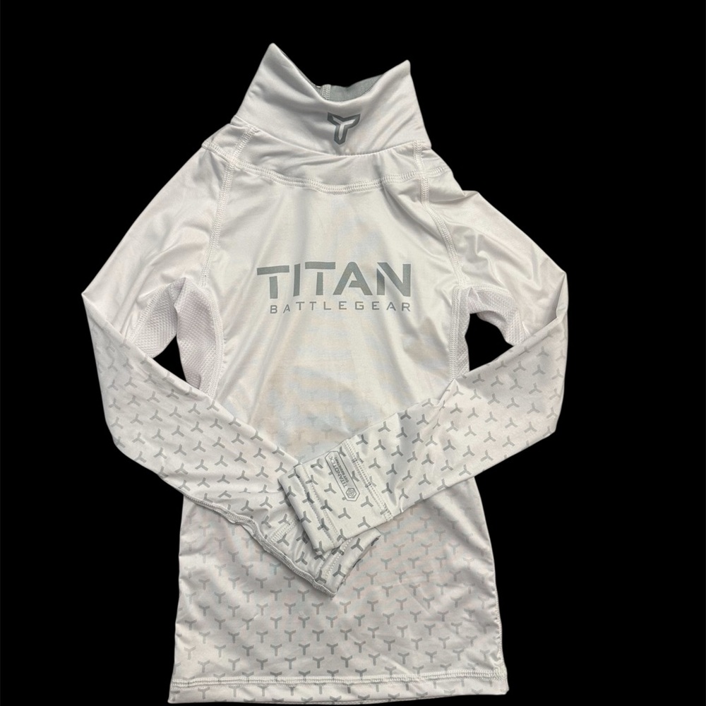 Titan Battlegear Cut Resistant Baselayer Neck Guard Hockey Shirt Youth XS 4/5 - Picture 7 of 14